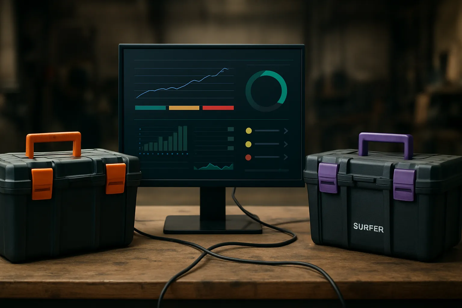 Automated SEO blog post generation workflow showing keyword input and published article output