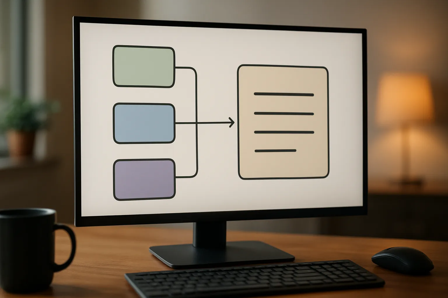GEO workflow diagram showing content optimization for ChatGPT, Perplexity, Gemini, and Google AI Overviews