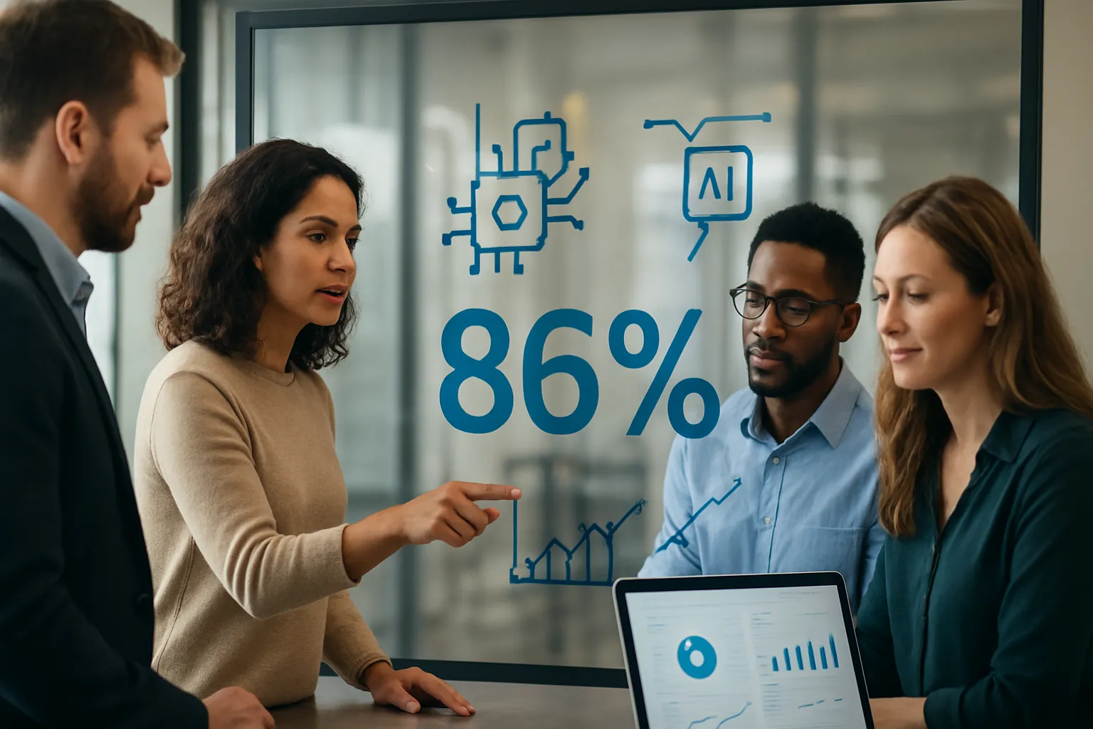 AI search traffic growth statistics showing 527% year-over-year increase in 2025