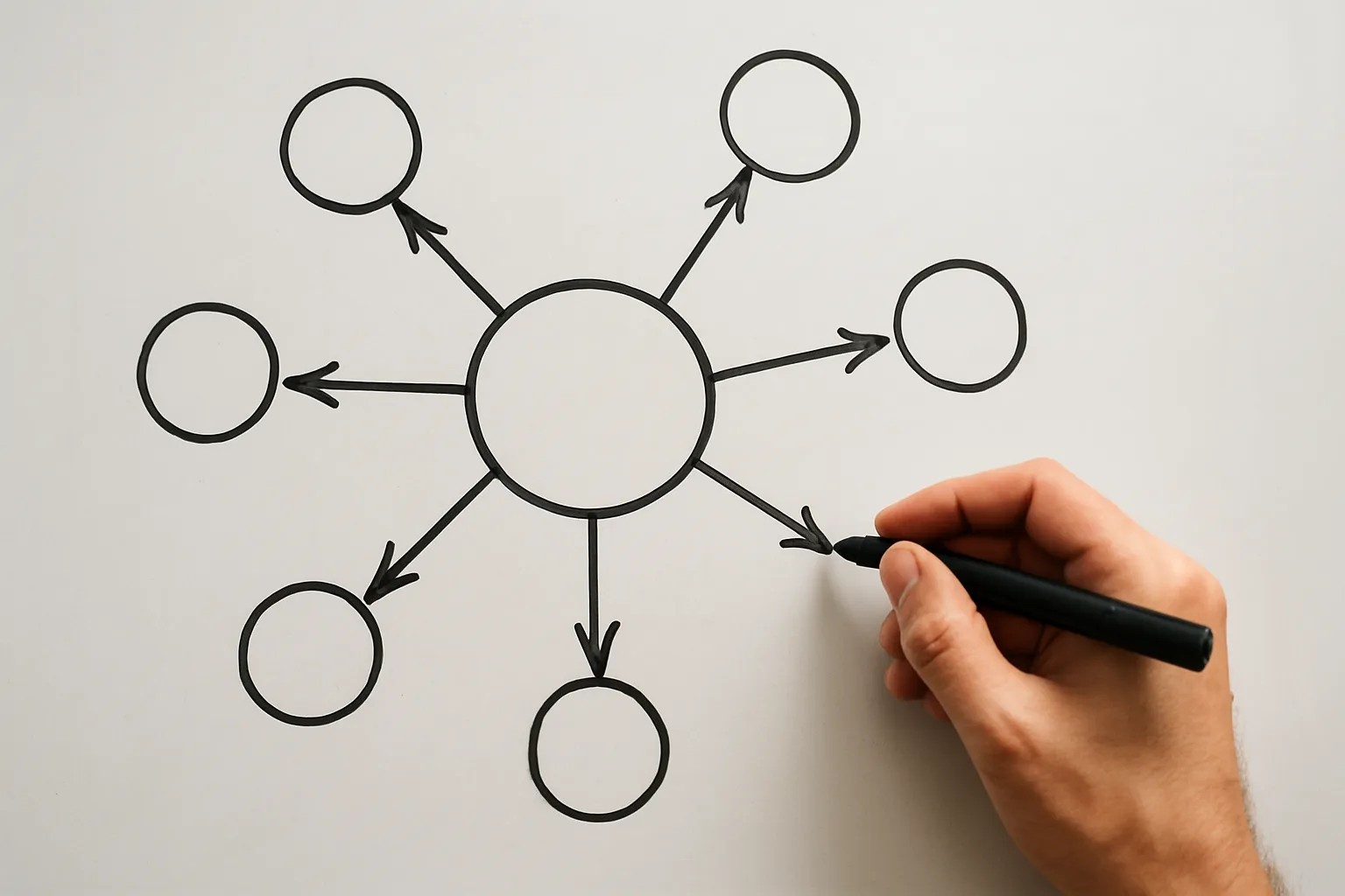 Anahtar kelime araştırması süreci ve SEO stratejisi diyagramı