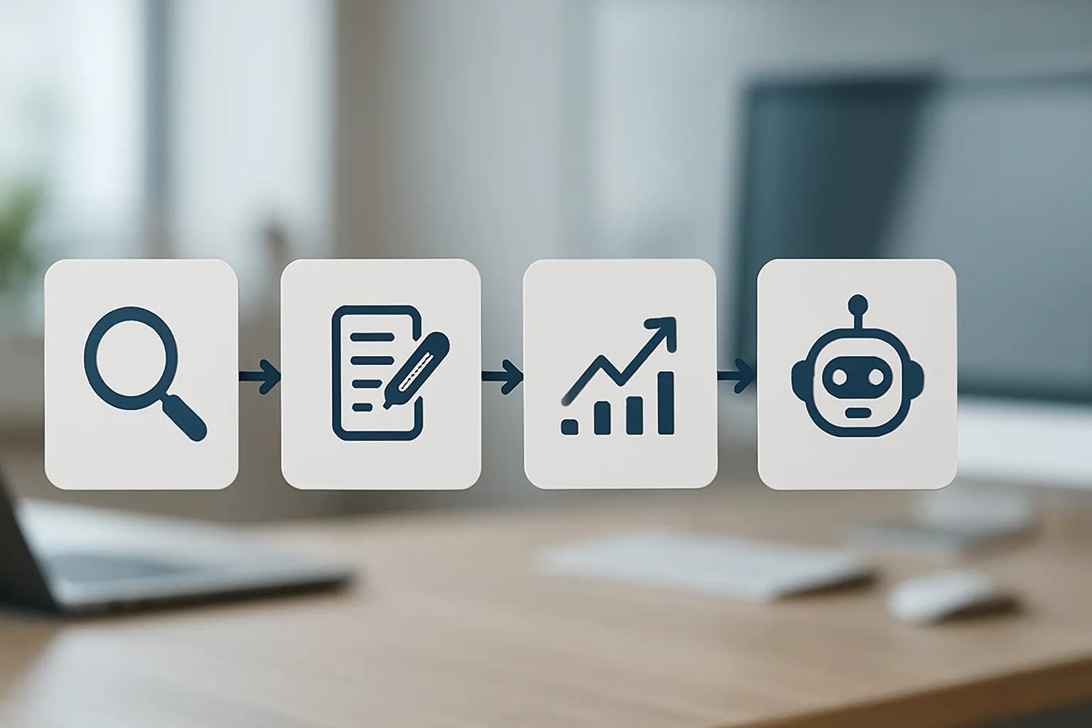 RankFast end-to-end GEO automation workflow from keyword research to AI search ranking
