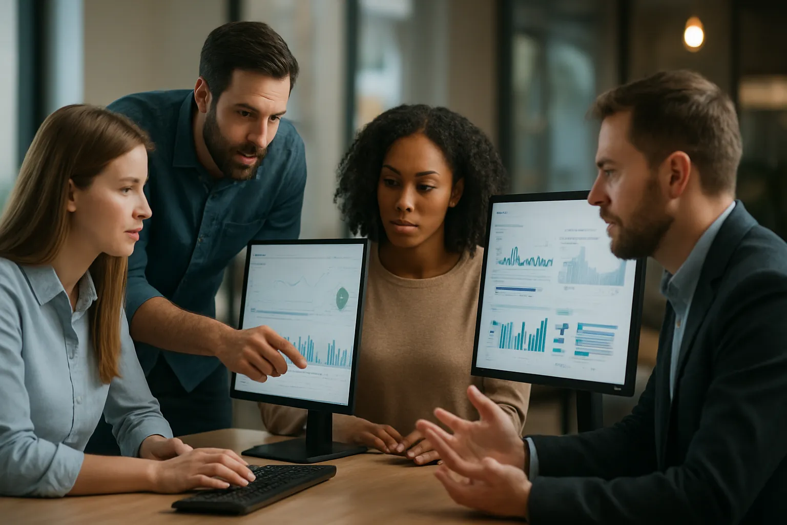 AI SEO content platform dashboard showing automated keyword research, article generation, and publishing schedule