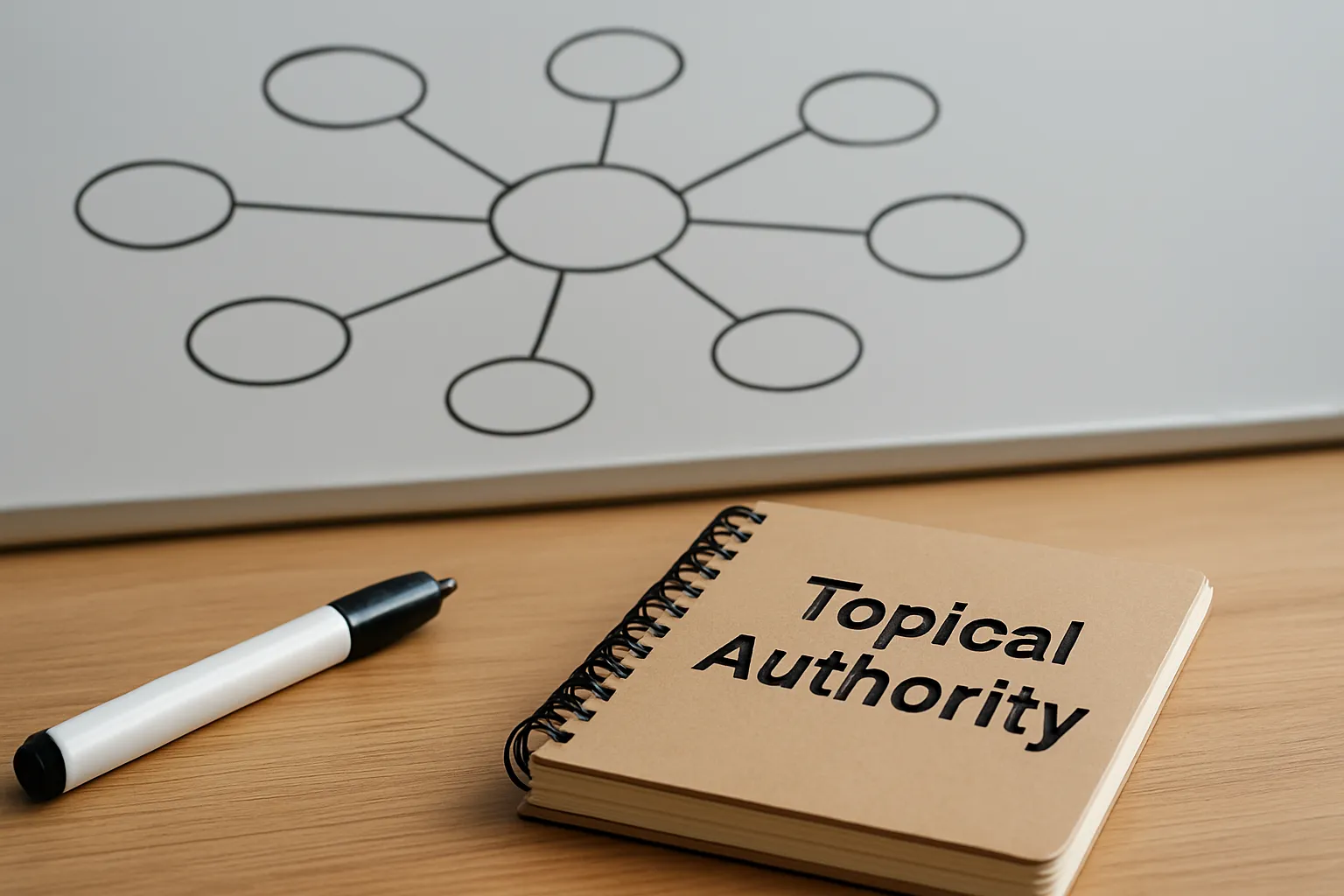 Multichannel organic discovery diagram showing content visibility across Google, AI Overviews, LLMs, and social platforms