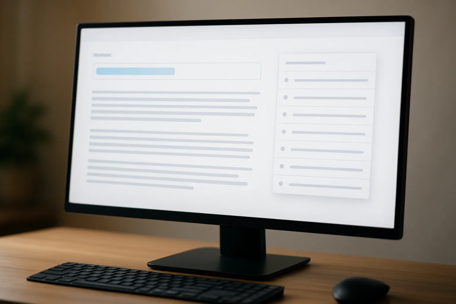 AI content generator dashboard showing keyword-to-article workflow for SEO optimization
