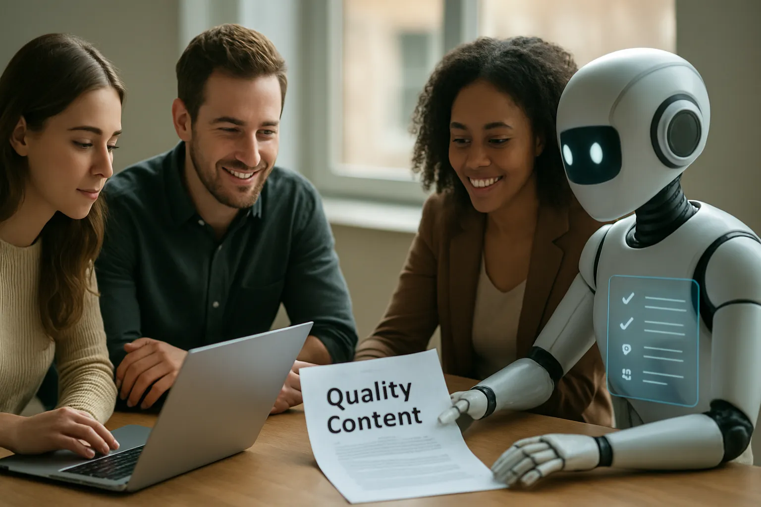 Content quality framework showing factors that drive AI citations and recommendations