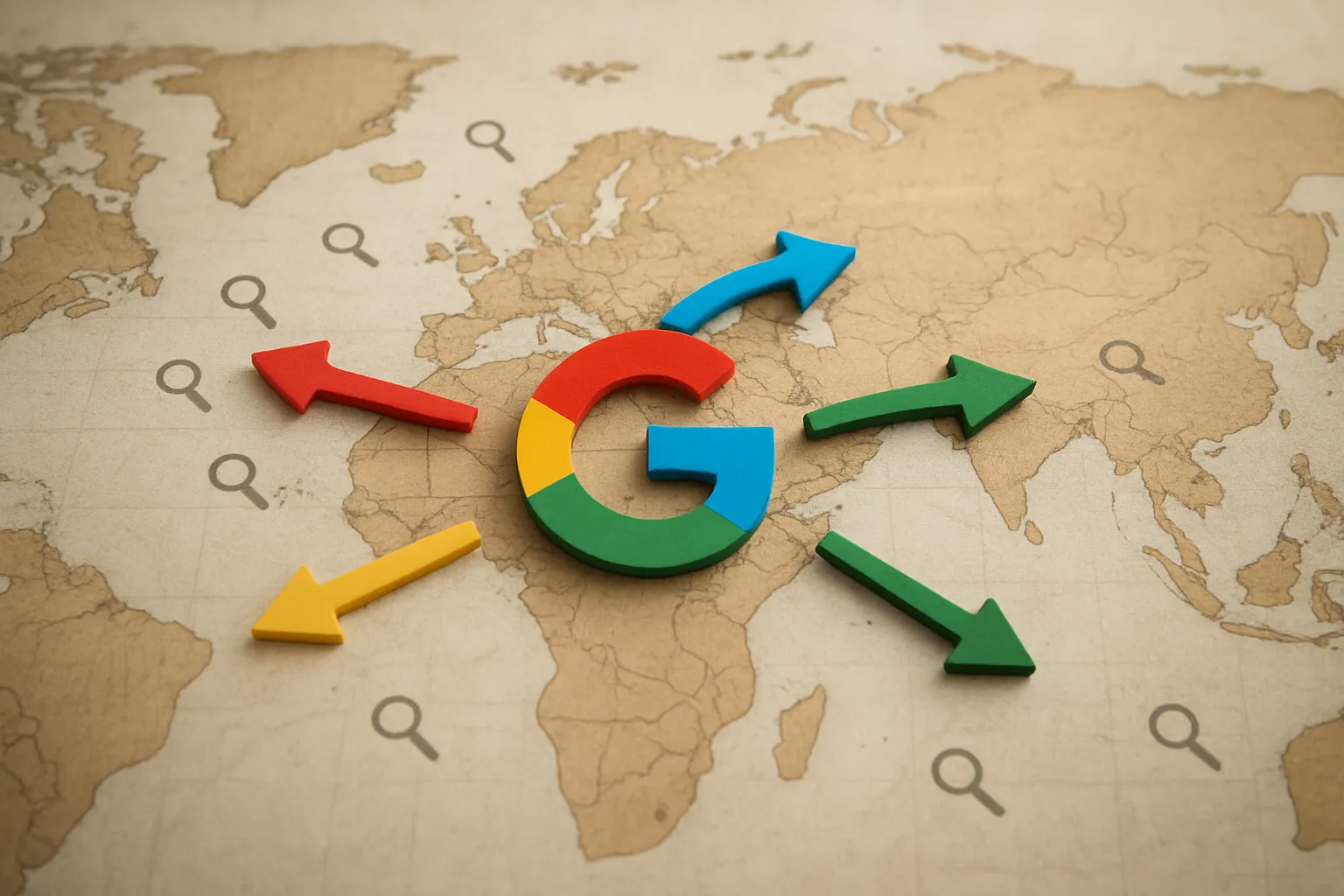 Google küresel arama motoru pazar payı değişimi 2021-2024