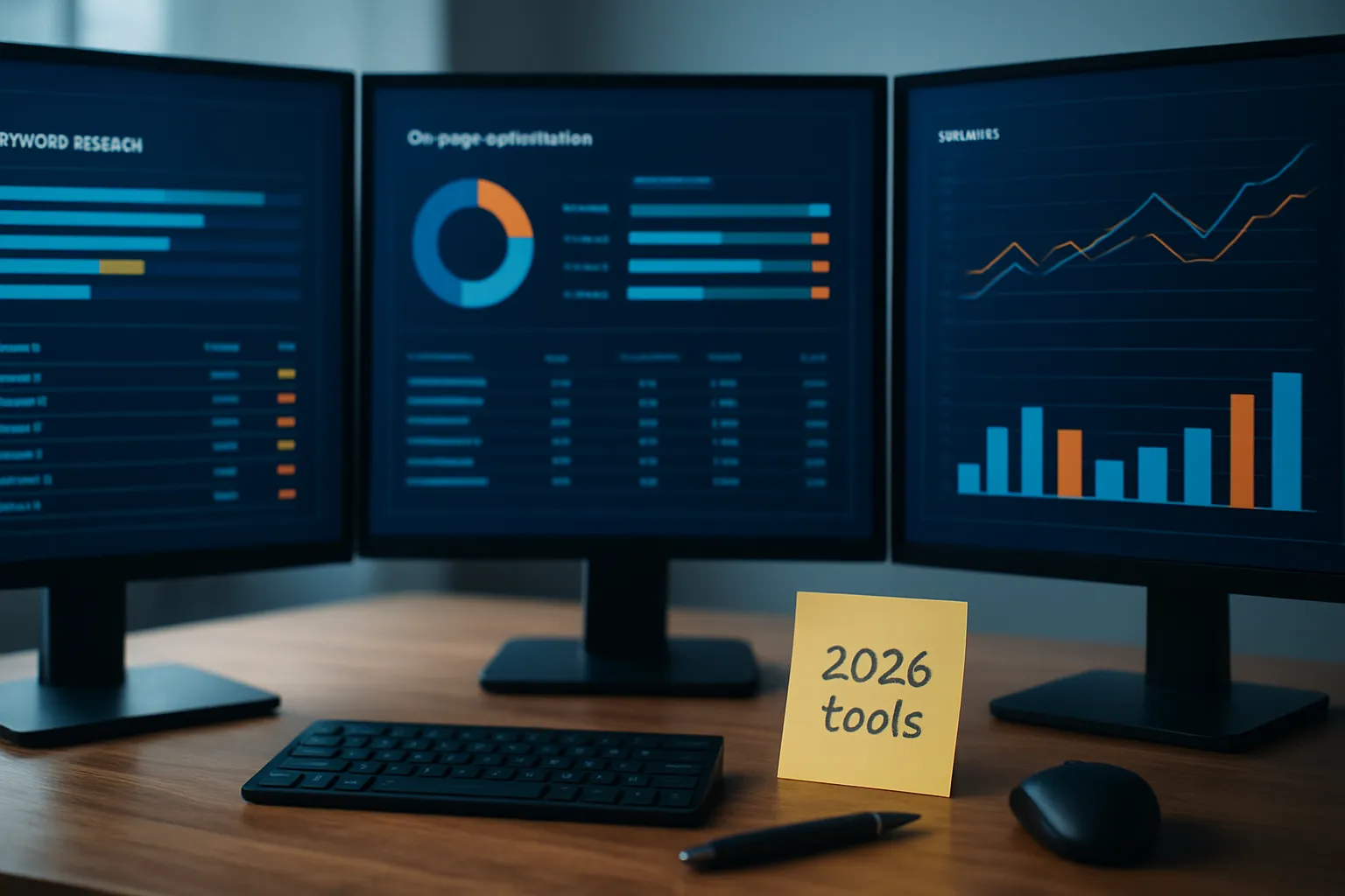 SEO content optimization tools dashboard comparison 2026